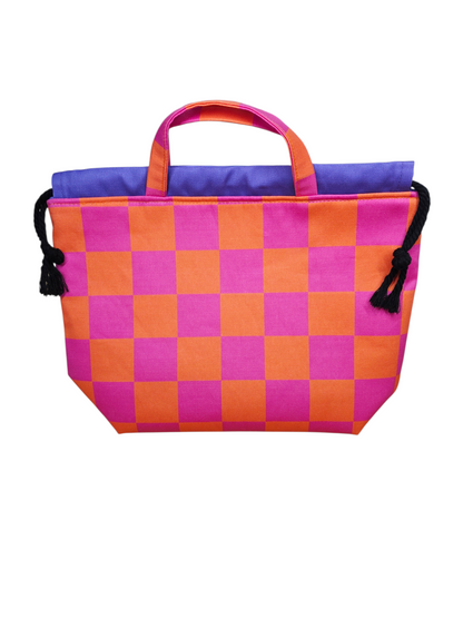 90's Diner Menu - Small Drawstring Project Bag